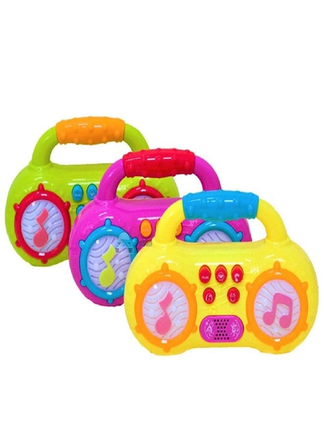 Bluebell Toys for Kids Musical Mini Radio Multifuctional with Different Modes & Animal Sound Light Educational Toys for Kids Girls Boys (Pack of 1) Random Color Dispatch - Image 1